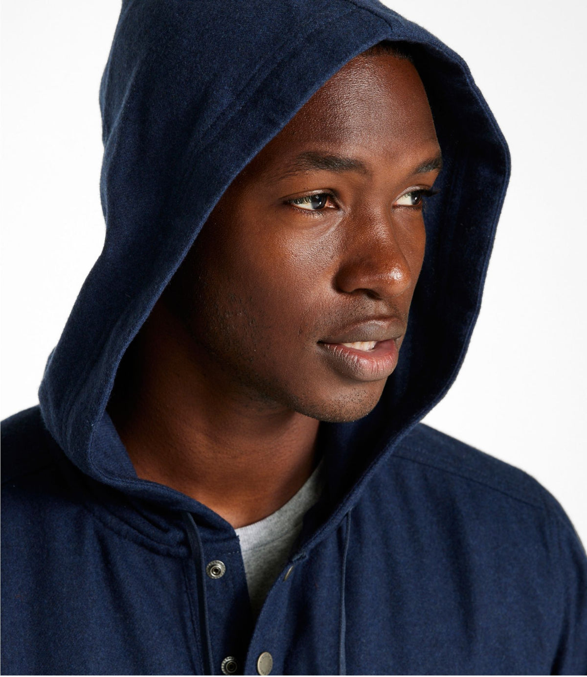 L.L.Bean Men's Maine Guide Wool Anorak Navy