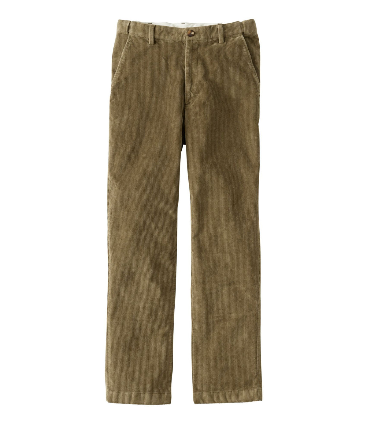 L.L.Bean Men's L.L.Bean Stretch Country Corduroy Pants, Natural Fit, Hidden Comfort Antique Olive