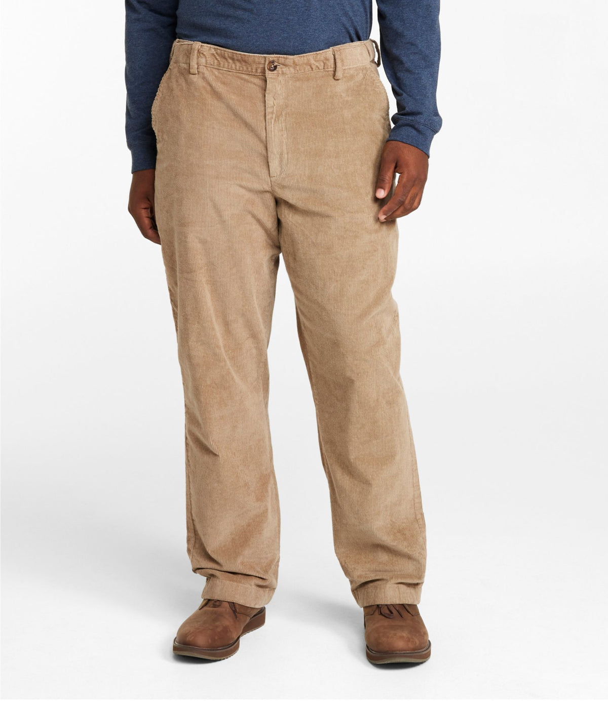 L.L.Bean Men's L.L.Bean Stretch Country Corduroy Pants, Natural Fit, Hidden Comfort Antique Olive