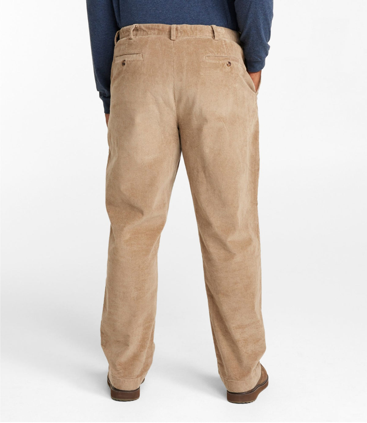 L.L.Bean Men's L.L.Bean Stretch Country Corduroy Pants, Natural Fit, Hidden Comfort Antique Olive