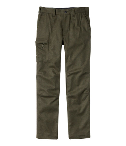L.L.Bean Men's Maine Guide Lightweight Wool Pants Kelp Green