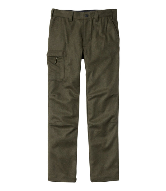 L.L.Bean Men's Maine Guide Lightweight Wool Pants Kelp Green