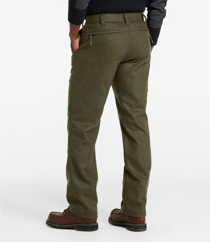 L.L.Bean Men's Maine Guide Lightweight Wool Pants Kelp Green