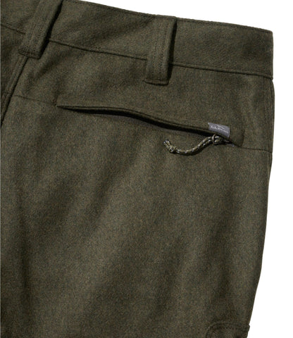 L.L.Bean Men's Maine Guide Lightweight Wool Pants Kelp Green