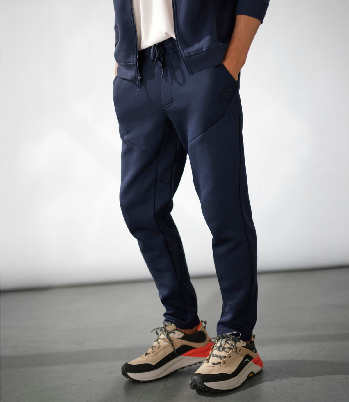 L.L.Bean Men's Multisport Lifestyle Sweatpants Navy Night