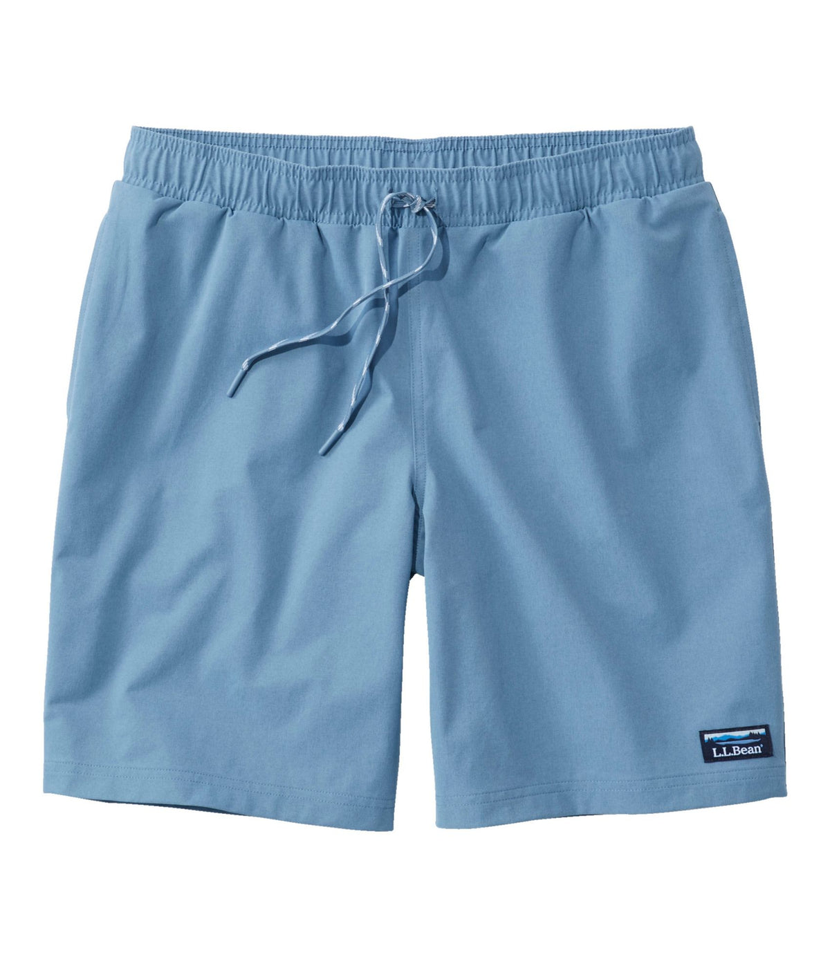 L.L.Bean Men's Vacationland Stretch Swim Trunks, 8" Bayside Blue