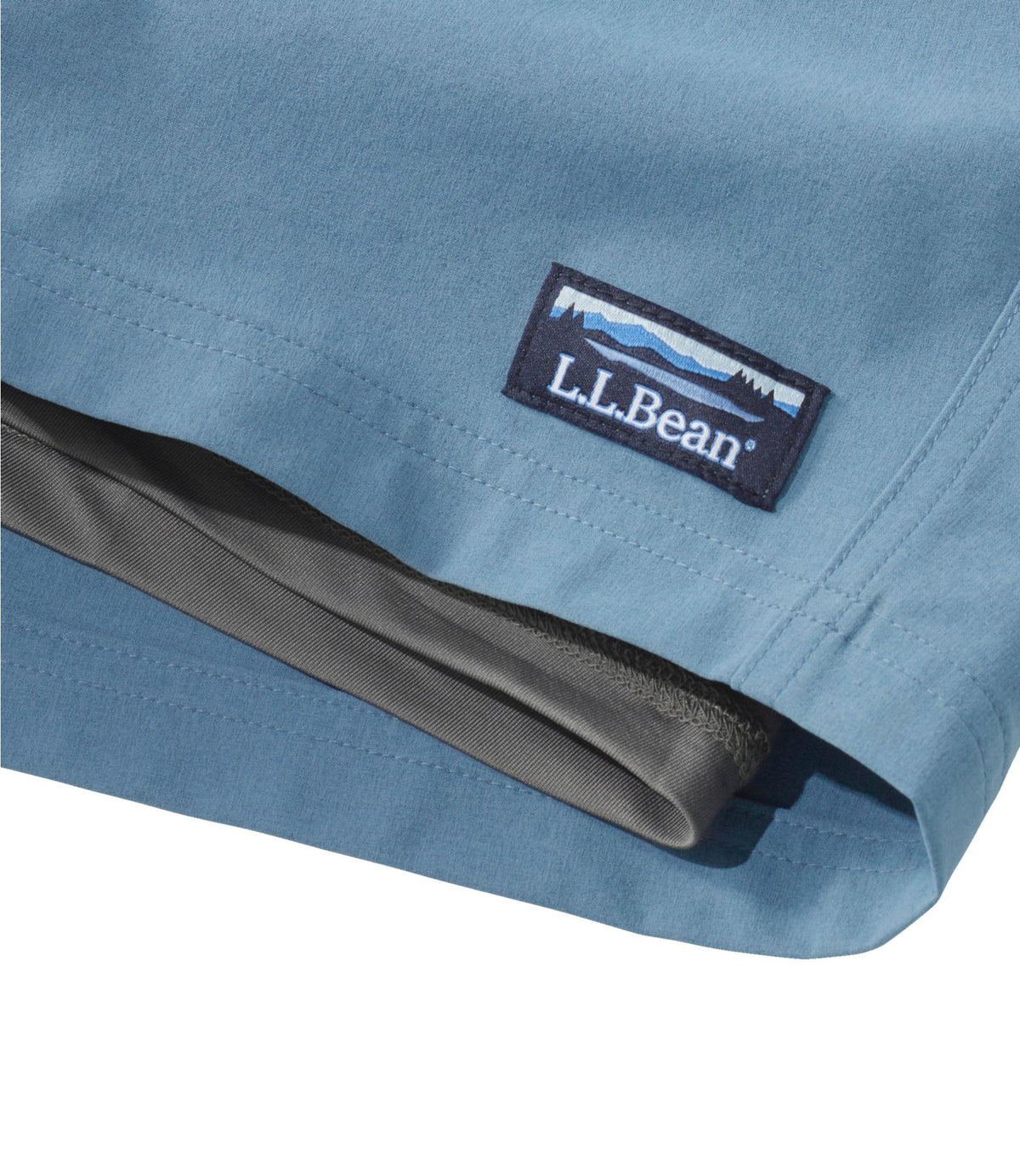 L.L.Bean Men's Vacationland Stretch Swim Trunks, 8" Bayside Blue
