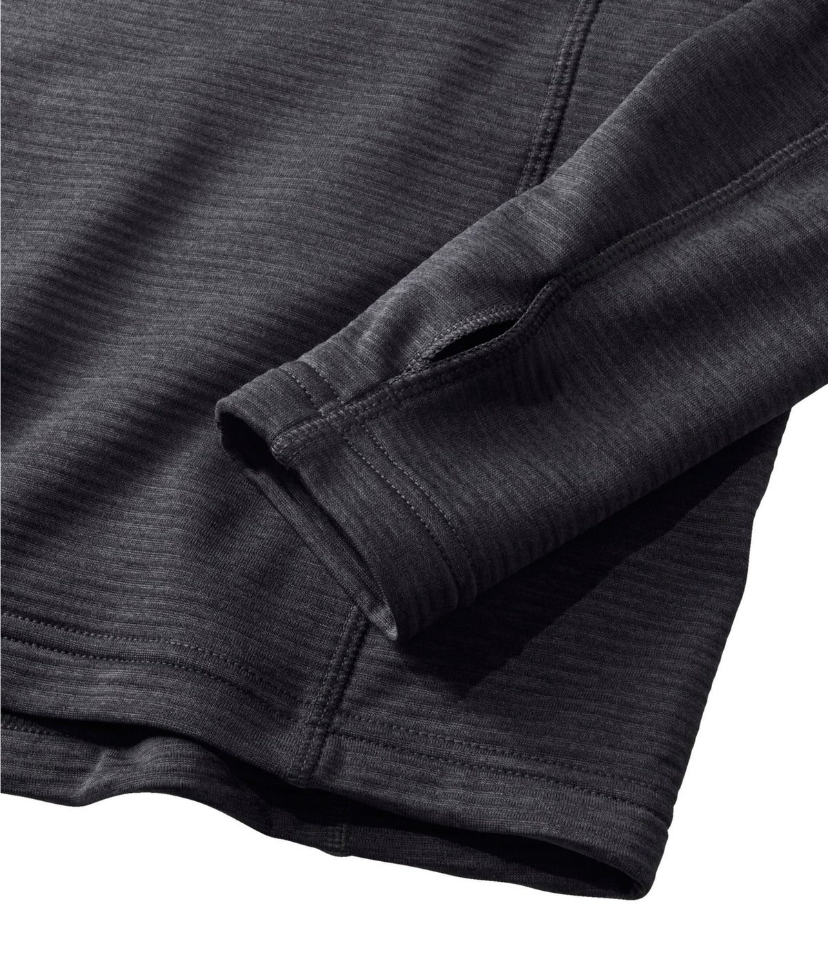 L.L.Bean Men's L.L.Bean Midweight Base Layer Crew Top, 1/4 Zip Carbon Navy