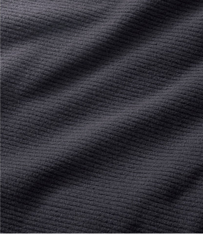 L.L.Bean Men's L.L.Bean Midweight Base Layer Crew Top, 1/4 Zip Carbon Navy