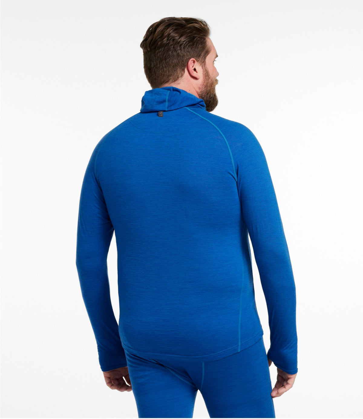L.L.Bean Men's Cresta Ultralight 150 Hoodie, Stripe Regatta Blue/Glacier Blue