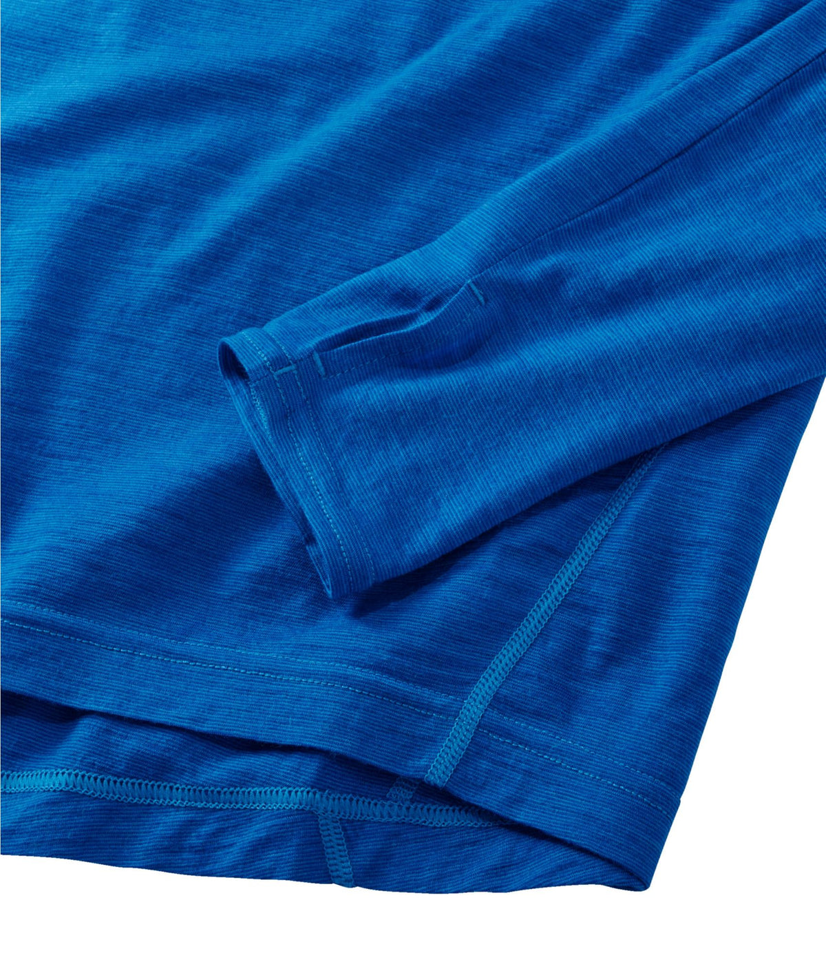 L.L.Bean Men's Cresta Ultralight 150 Hoodie, Stripe Regatta Blue/Glacier Blue