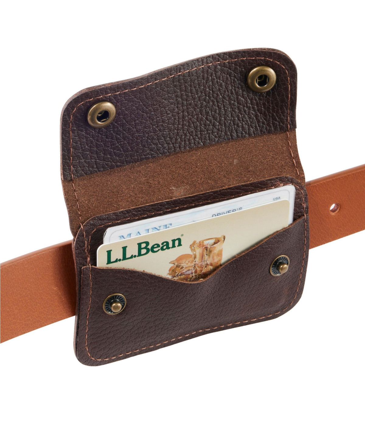 L.L.Bean Rogue Belt Wallet Brown