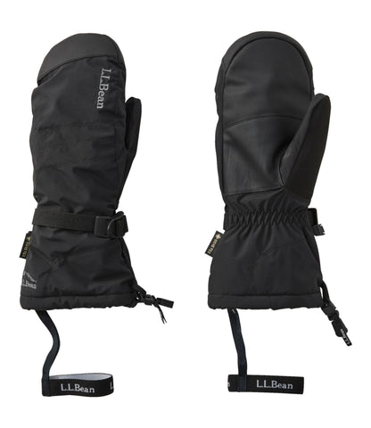 L.L.Bean Men's L.L.Bean GORE-TEX PrimaLoft Ski Mittens Black