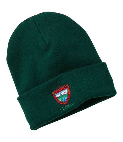L.L.Bean Adults' Maine Inland Fisheries and Wildlife Beanie Forest Green