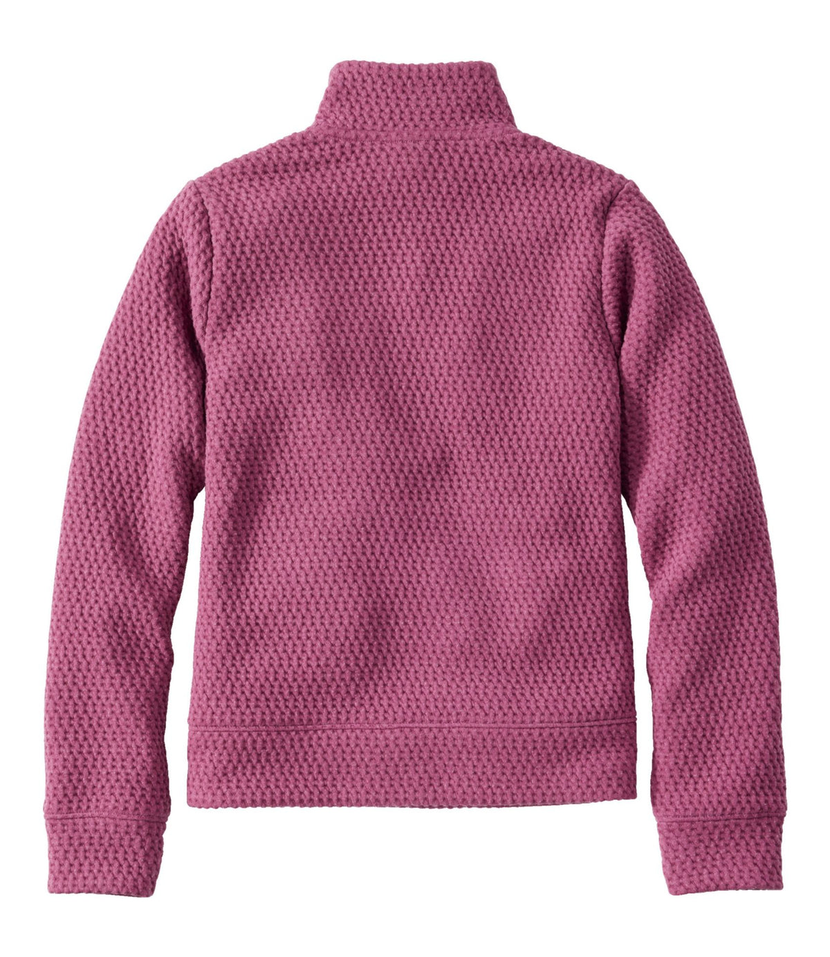 L.L.Bean Kids' Ridgeknit Pullover, Glow-in-the-Dark Quarter-Zip Antique Lilac