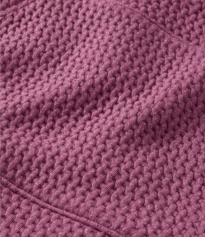 L.L.Bean Kids' Ridgeknit Pullover, Glow-in-the-Dark Quarter-Zip Antique Lilac