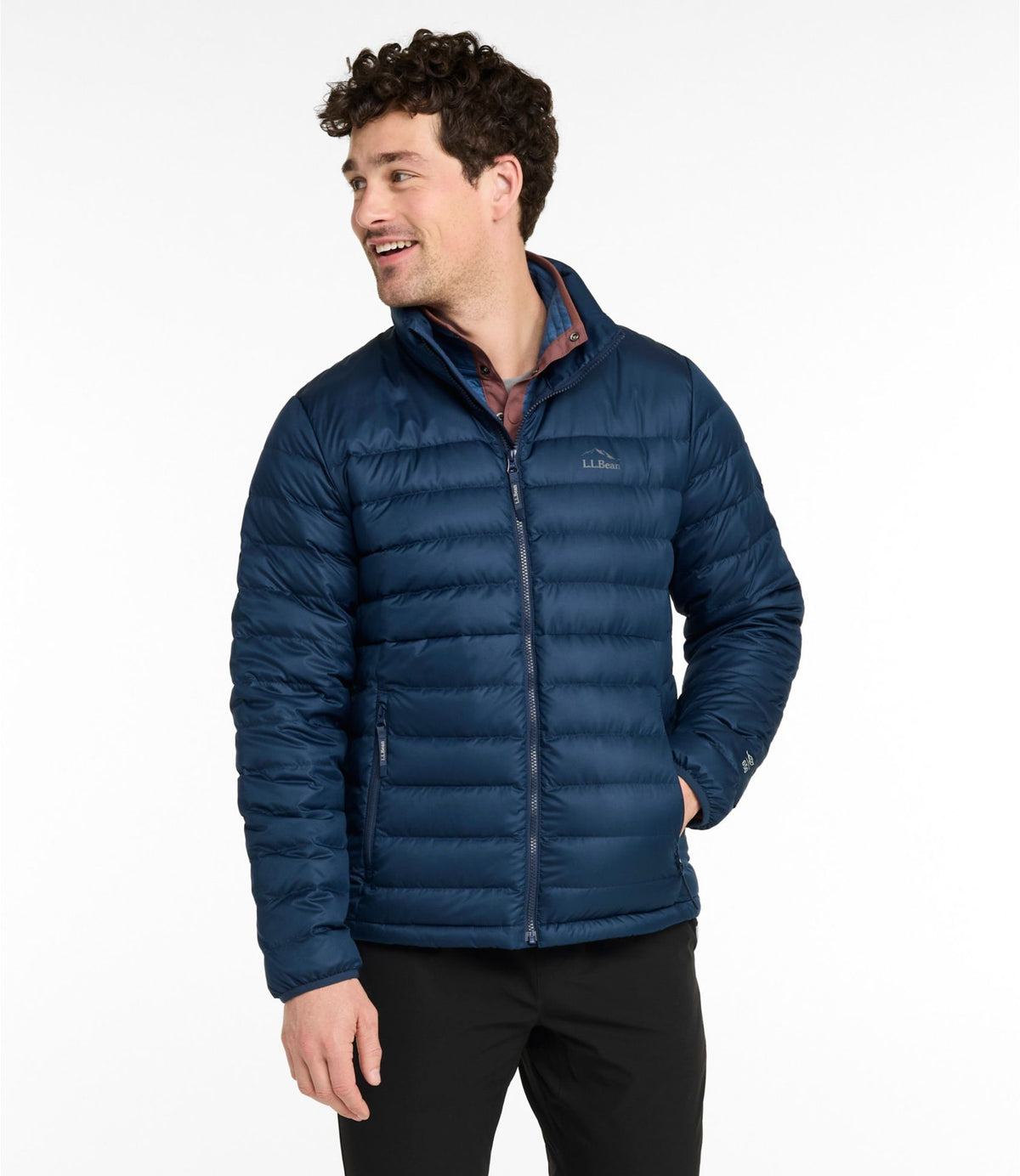L.L.Bean Men's Access Down Puffer Nautical Navy