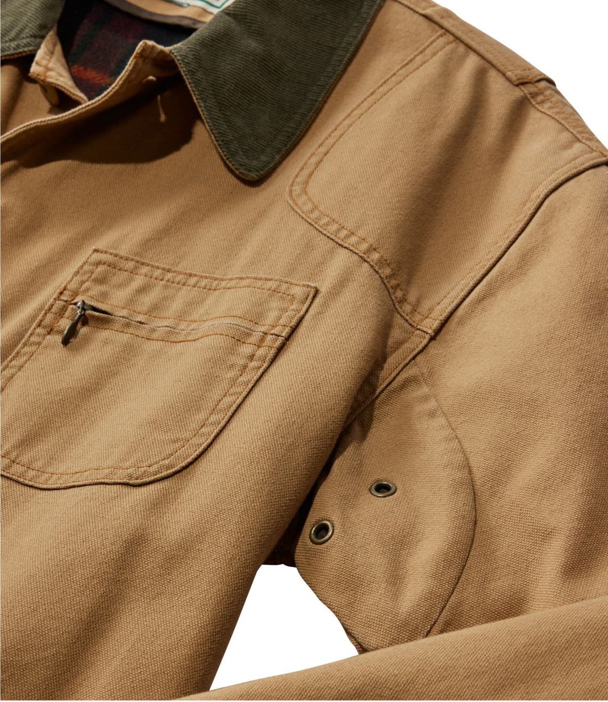 L.L.Bean Men's Original Field Coat with Wool/Nylon Liner Olive