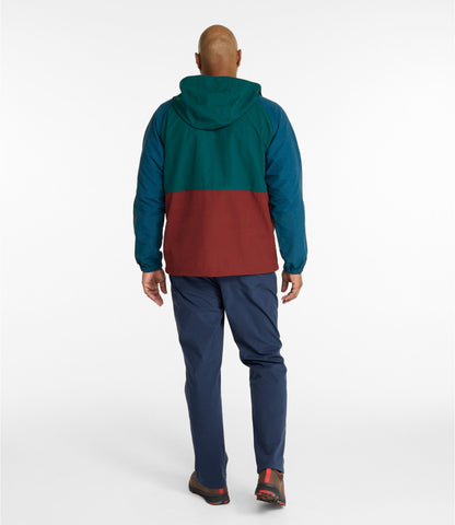 L.L.Bean Men's Mountain Classic Anorak, Multi-Color Shore/Iron