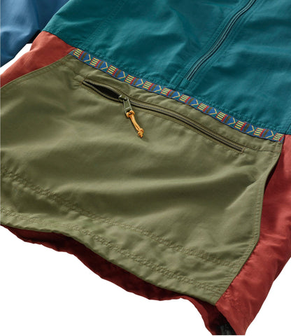 L.L.Bean Men's Mountain Classic Anorak, Multi-Color Shore/Iron