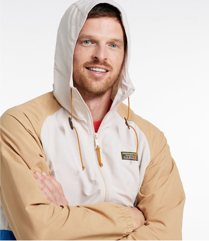 L.L.Bean Men's Mountain Classic Anorak, Multi-Color Shore/Iron