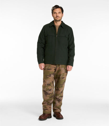 L.L.Bean Men's Maine Guide Zip-Front Jac-Shirt with PrimaLoft Loden