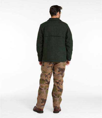 L.L.Bean Men's Maine Guide Zip-Front Jac-Shirt with PrimaLoft Loden