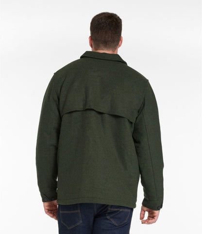 L.L.Bean Men's Maine Guide Zip-Front Jac-Shirt with PrimaLoft Loden
