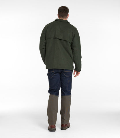 L.L.Bean Men's Maine Guide Zip-Front Jac-Shirt with PrimaLoft Loden