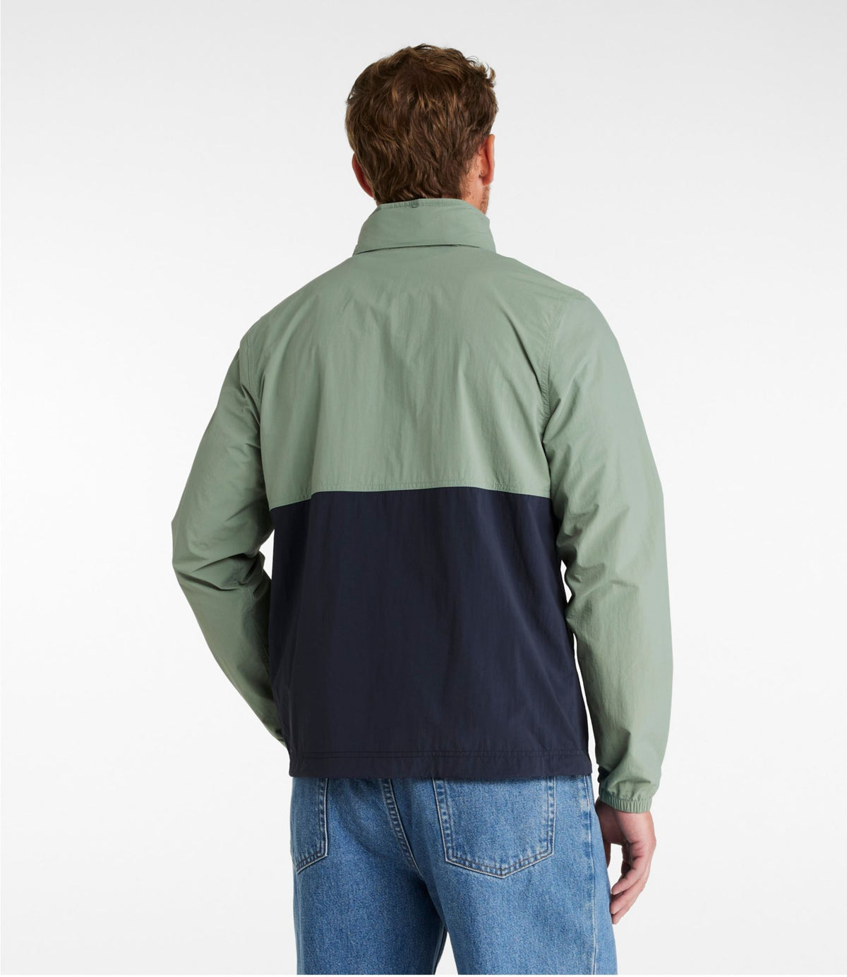 L.L.Bean Men's Light and Airy Windbreaker Adobe Red