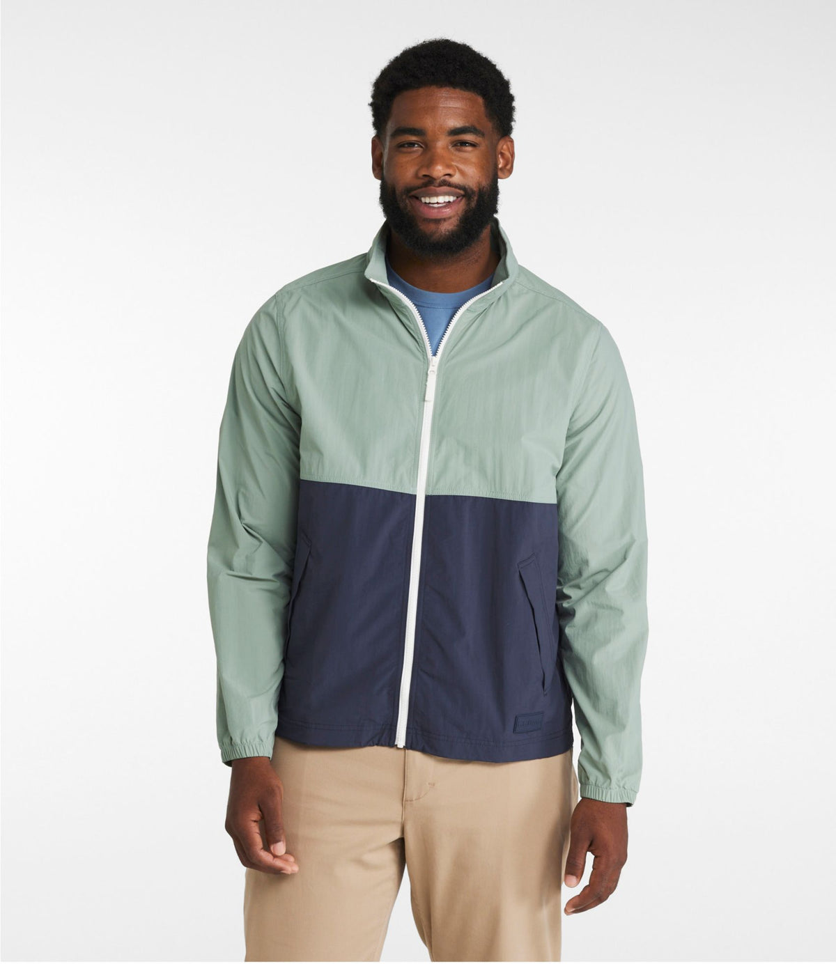 L.L.Bean Men's Light and Airy Windbreaker Adobe Red