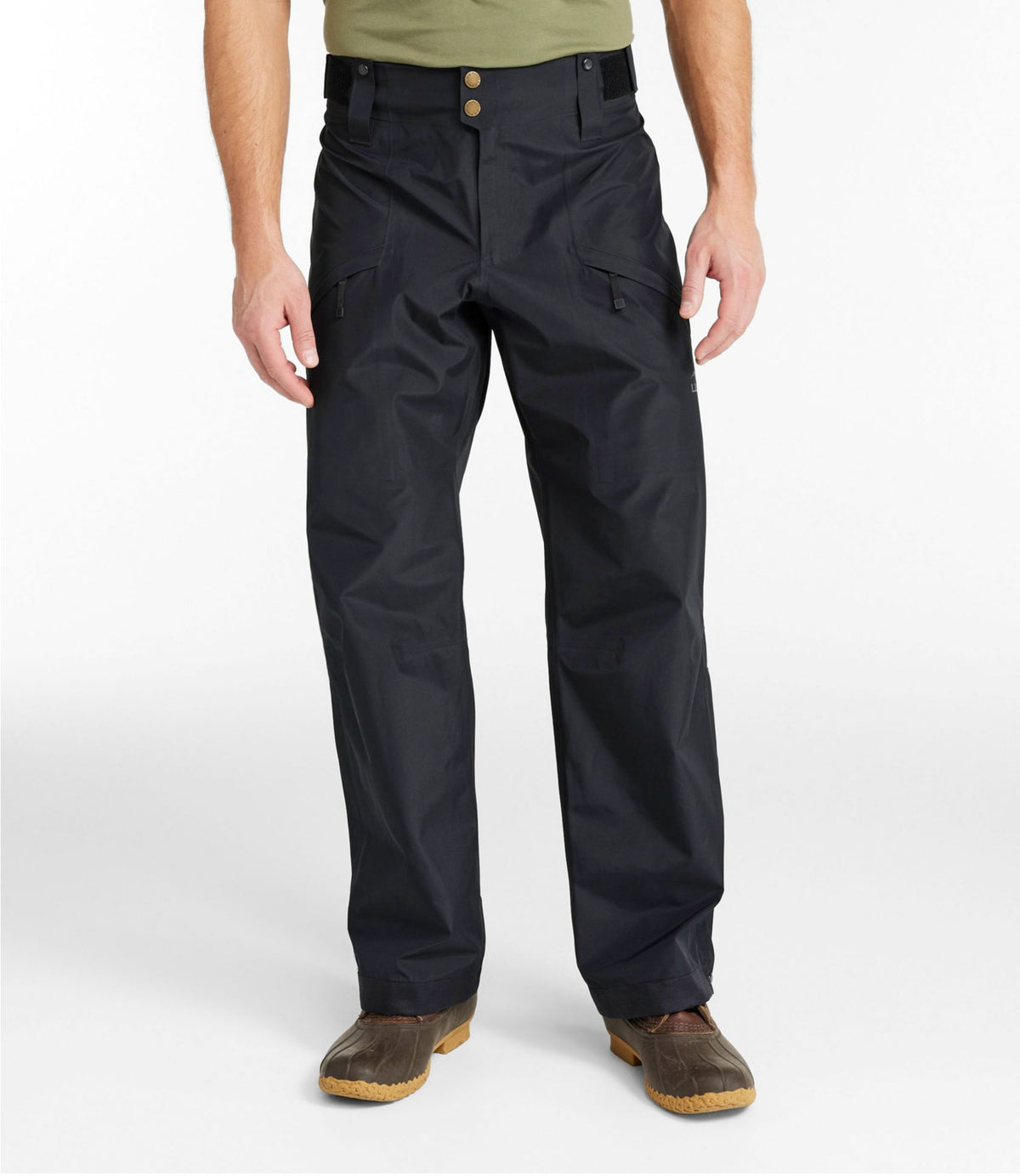 L.L.Bean Men's Maine Warden GORE-TEX Rain Pants Black