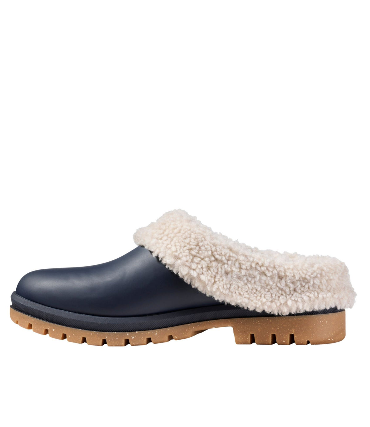 L.L.Bean Women's Rugged Winter Wellie® Clogs Carbon Navy