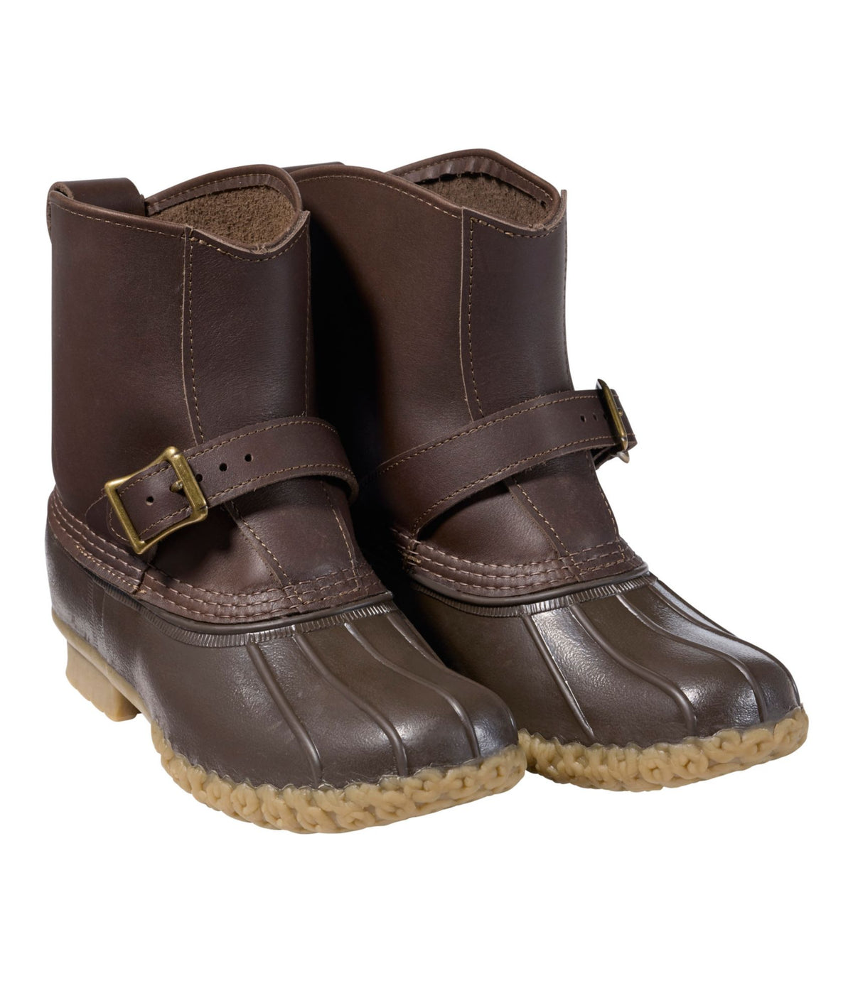 L.L.Bean Women's Bean Boots, 7" Unlined Lounger Brown