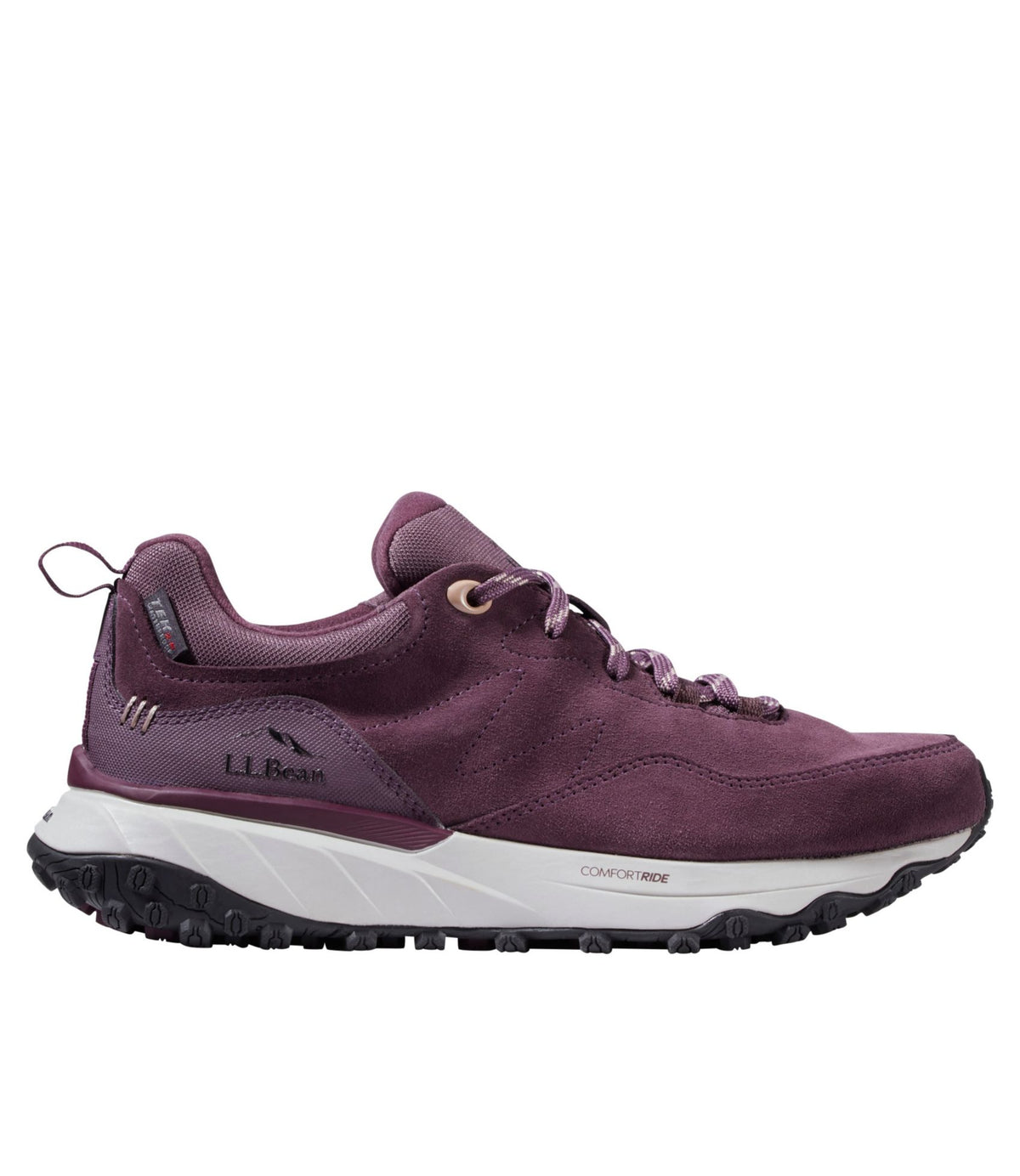 L.L.Bean Women's Snow Sneaker Sport Waterproof Shoes, Lace-Up Dark Mauve/Oyster