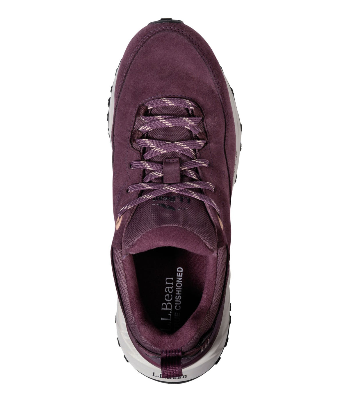 L.L.Bean Women's Snow Sneaker Sport Waterproof Shoes, Lace-Up Dark Mauve/Oyster