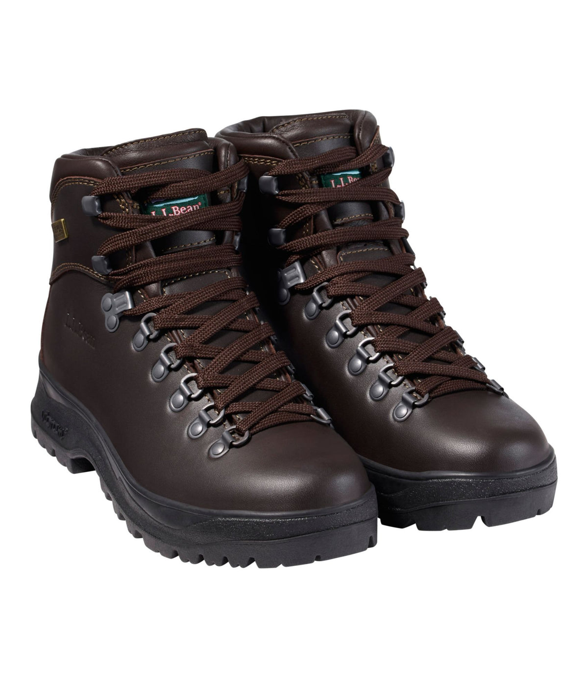 L.L.Bean Women's Cresta II Waterproof Hiking Boots, Leather Dark Brown