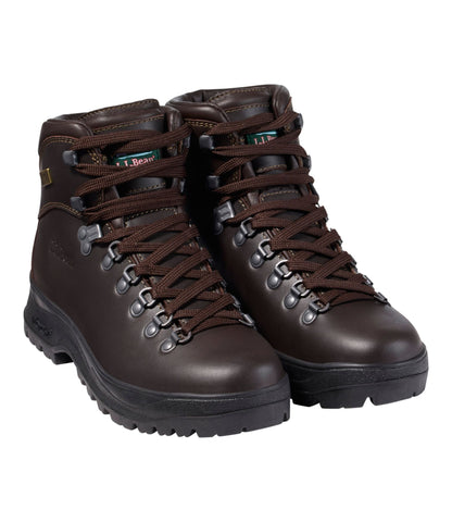 L.L.Bean Women's Cresta II Waterproof Hiking Boots, Leather Dark Brown