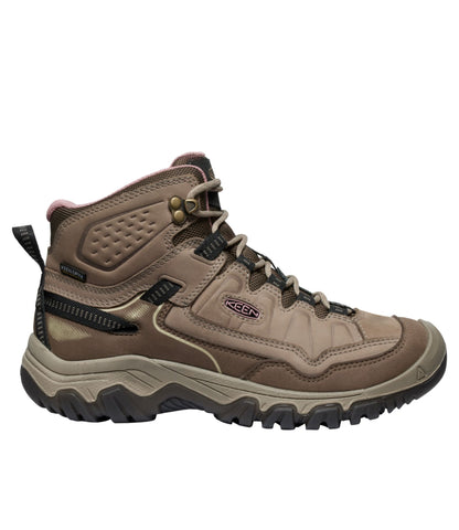 L.L.Bean Women's Keen Targhee IV Mid Waterproof Hiking Boots Brindle/Nostalgia Rose