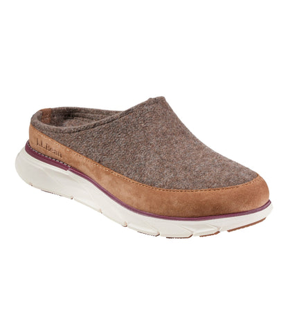 L.L.Bean Women's Downeast Clogs, Wool Toasted Coconut