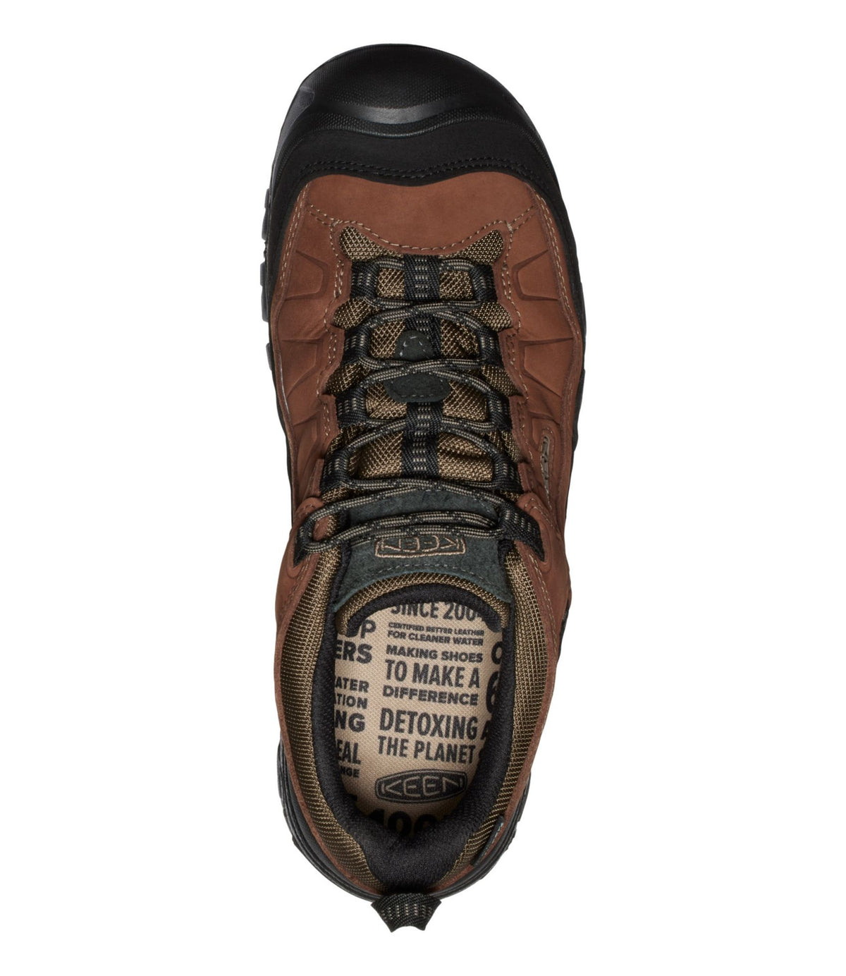 L.L.Bean Men's Keen Targhee IV Waterproof Hiking Shoes Bison/Black