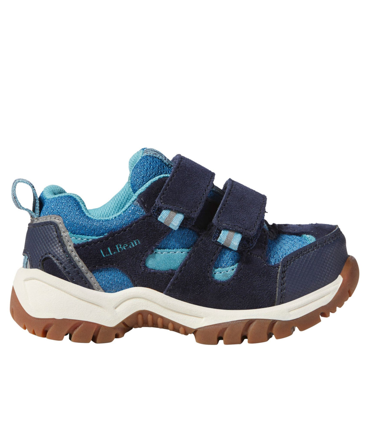 L.L.Bean Toddlers' Trail Model Hikers, Low Marine Blue/Sea Blue