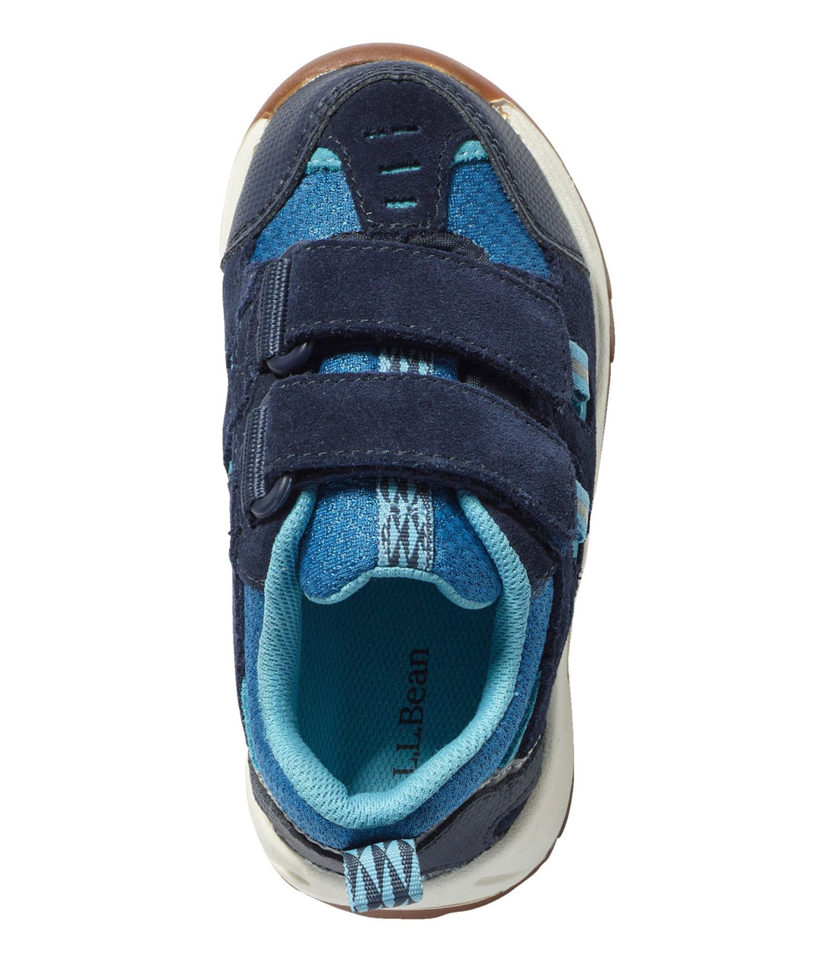 L.L.Bean Toddlers' Trail Model Hikers, Low Marine Blue/Sea Blue