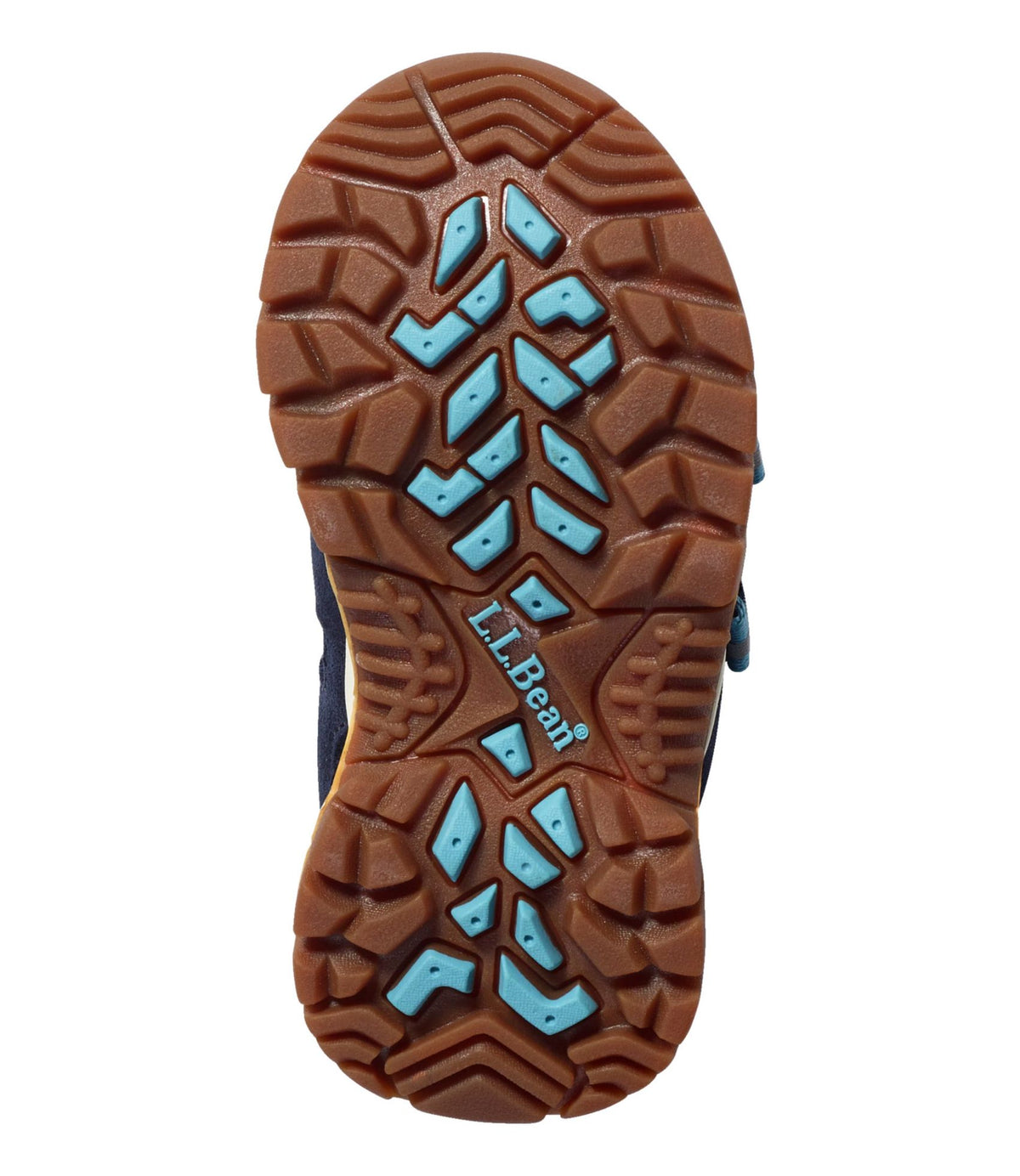 L.L.Bean Toddlers' Trail Model Hikers, Low Marine Blue/Sea Blue