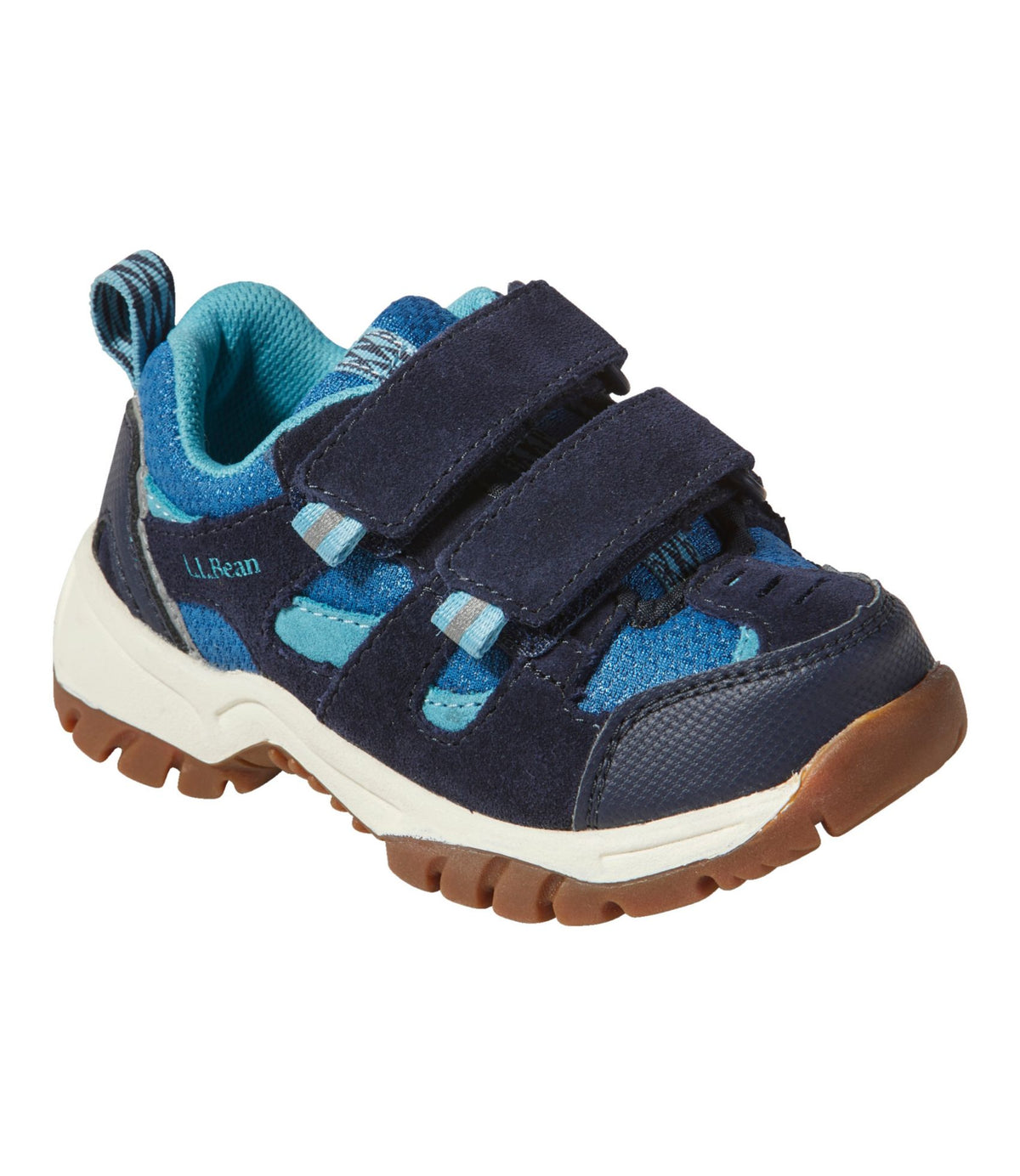 L.L.Bean Toddlers' Trail Model Hikers, Low Marine Blue/Sea Blue