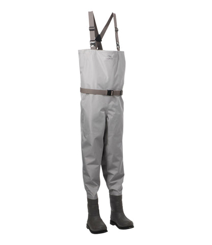 L.L.Bean Men's Angler II Boot-Foot Wader with Super Seam® Frost Gray