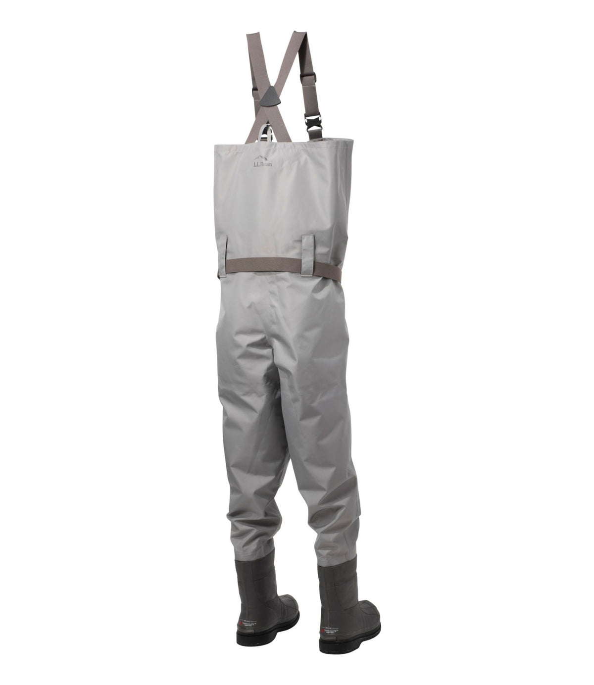 L.L.Bean Men's Angler II Boot-Foot Wader with Super Seam® Frost Gray