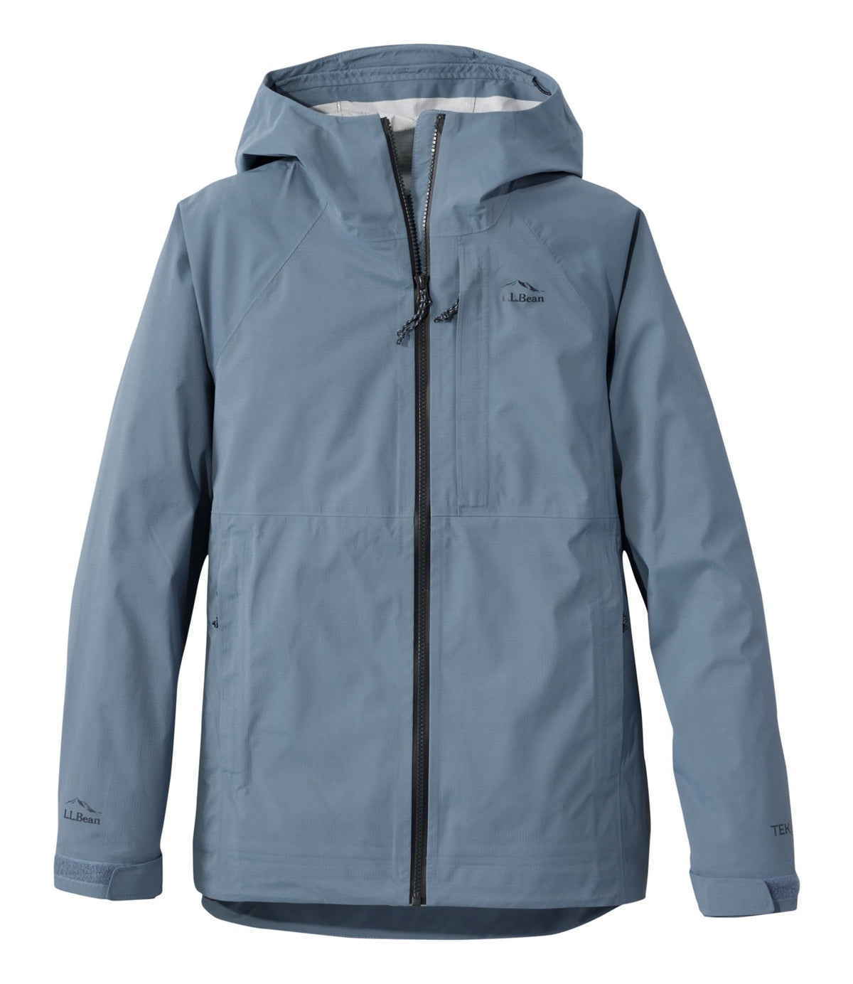 L.L.Bean Women's Angler Rain Jacket Muted Blue
