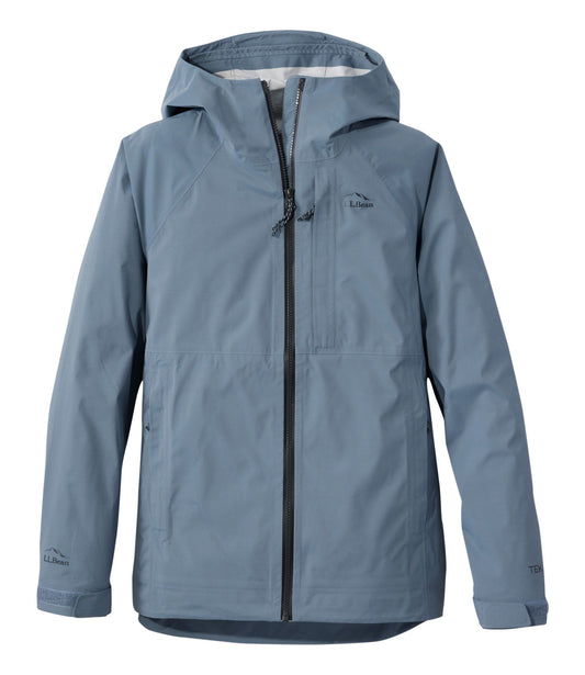 L.L.Bean Women's Angler Rain Jacket Muted Blue
