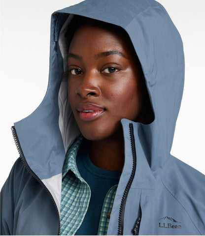 L.L.Bean Women's Angler Rain Jacket Muted Blue